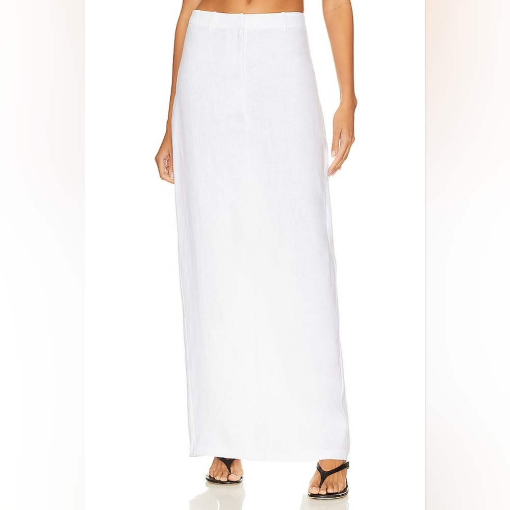 19. NWOT AMANDA UPRICHARD X REVOLVE DOSSI LINEN MAXI SKIRT